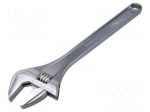 Wrench: adjustable | 53mm | hardened,chrome plated key surface