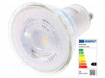 LED lamp | neutral white | GU10 | 230VAC | 275lm | P: 3.5W | 36&deg; | 4000K