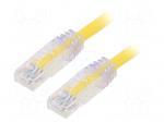 Patch cord | TX6&trade; PLUS,U/UTP | Cat: 6 | RJ45 plug,both sides | Cu | 5m