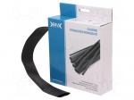 Heat shrink sleeve | glueless | 2: 1 | 25.4mm | L: 3.5m | black