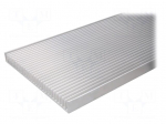 Heatsink: extruded | grilled | natural | L: 1000mm | W: 362.5mm
