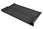 Digitus | Fixed Shelf for Racks | DN-19 TRAY-1-SW | The shelves for fixed mounting can be installed easy on the two front 483 mm (19&ldquo;) profile rails of your 483 mm (19&ldquo;) network- or server cabinet. Due to their stable