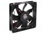 Fan: DC | axial | 12VDC | 120x120x25mm | 155m3/h | 37dBA | ball | 2500rpm