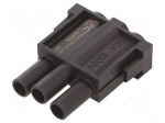 Connector: HDC | module | female | EPIC&reg; MC | PIN: 3 | 50A | 600V | crimped
