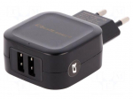 Power supply: switching | 5VDC | 3.4A | 17W | Out: USB x2
