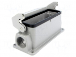 Enclosure for connectors: HDC | size 24B | Han&reg; HMC | IP65 | closed