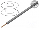 Wire | H05V-K,LgY | stranded | Cu | 1mm2 | PVC | grey | 300V,500V | 10m