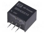 Converter: DC/DC | Uin: 21&divide;72VDC | Uout: 15VDC | Iout: 500mA | SIP3 | THT
