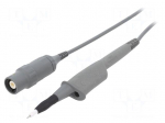Probe: for oscilloscope | 0&divide;500MHz | 10: 1 | 0.9ns | 10&divide;22pF | grey | 1.2m