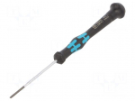 Screwdriver: precision | slot | 2x0.4mm | Blade length: 60mm
