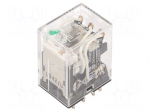 Relay: electromagnetic | 3PDT | Ucoil: 24VDC | Icontacts max: 5A | MY3