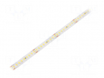 LED tape | white cold | 2835 | LED/m: 180 | 10mm | white PCB | IP20 | 8W/m
