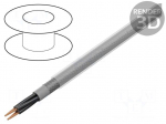 Wire | Y-CY-OZ | 4x1mm2 | shielded,tinned copper braid | PVC | CPR: Eca