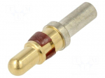 Connector: D-Sub | male | straight | crimped | Contacts: copper alloy
