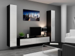 Cama Living room cabinet set VIGO 4 black/white gloss