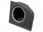 Car loudspeaker enclosure | MDF | black melange | 250mm | BMW | 15l