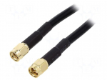 Cable | 0.2m | SMA male,both sides | black | 50&Omega;