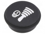 Button | round | &Oslash;21mm | black | 09