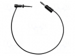 Test lead | 3A | clip-on hook probe,banana plug 4mm | Urated: 300V