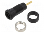 Laboratory connector: 2mm banana | socket | Overall len: 29mm