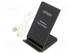 Inductance charger | black | Qi | 5VDC,9VDC | 10W | 5V/1A,9V/1.1A