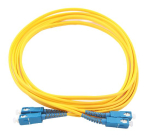 SC/UPC-SC/UPC Single Mode, Duplex, LSZH Yellow, 10m