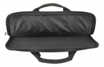 Durable laptop sleeve DELTACO 13-14", handles, shoulder strap, black / NV-511