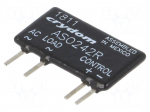 Relay: solid state | Ucntrl: 4&divide;10VDC | 2A | 12&divide;280VAC | ASO | 1-phase