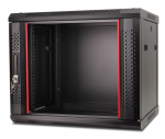 9U 19'' Seinakapp/ 600 x 450 x 501mm/ Must/ Monteerimata