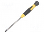 Screwdriver: precision | Torx&reg; | TX15 | Blade length: 75mm | ESD