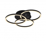 Trio Circle LED griestu lampa matt black  R62823132 4017807500615