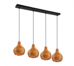 Trio-Lighting Sprout  4-pc E14 rattan piekaramā lampa