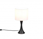 TRIO-Lighting Sabia table lamp 37 cm E27 matt black/white gaismeklis