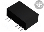 Converter: DC/DC | 1W | Uin: 10.8&divide;13.2VDC | Uout: 5VDC | Iout: 200mA | SIP