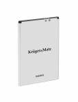 Patareisid, akusid ja laadijaid // Mobiiltelefonide ja nutitelefonide akud // Oryginalna bateria do Kruger&Matz Move 8
