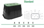 &Scaron;ahta kantaina 39x52xH30cm STANDARD &Scaron;ahta elektoventiļiem STANDARD, kantaina