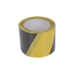 Jalan&otilde;ud, t&ouml;&ouml;riided | Isikukaitsevahendid // Isikukaitsevahendid | Kaitseprillid, Kiivrid, Hingamismaskid // Taśma ostrzeg.ż&oacute;łt-czar.120mm 100m(gr.ok30mikro-m)(bez kleju