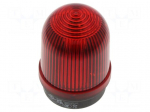 Signaller: lighting | continuous light | red | 12&divide;230VDC | 12&divide;230VAC