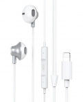 Wired headphones XO Universal wired earphones EP71 Lightning White