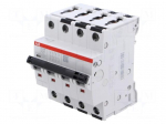 Circuit breaker | 415VAC | Inom: 2A | Poles: 4 | for DIN rail mounting