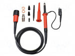 Probe: for oscilloscope | passive,high voltage | 250MHz | 1.4ns