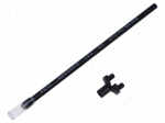 Fiber for LED | &Oslash;5.1mm | L: 101.6mm | round | Front: convex | SMFLP2