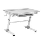 Furniture sections and sets // Kontorim&ouml;&ouml;bel // Biurko dla dzieci ergonomiczne z regulacją wysokości Ergo Office, szare, max 100kg,  ER-417 2cz