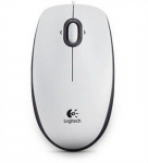 Computer mouse Logitech  B100 White, Portable Optical Mouse