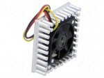 Fan: DC | axial | 5VDC | 25x25x7mm | 11dBA | MagFix | chip cooling