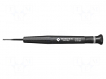 Screwdriver: precision | slot | 1.2x0.25mm | Blade length: 17mm