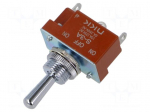 Switch: toggle | Pos: 3 | SP3T | ON-OFF-ON | 6A/250VAC | 20A/30VDC | S