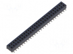 Connector: pin strips | socket | female | PIN: 52 | vertical | SMT | 2x26