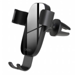 XO C37 Gravity Universal Car Air Vent Automatic Fixation Holder for Smartphone (4.5-7.6'') Black
