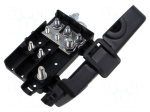 Fuse holder with cover | Leads: battery clamp | MEGAVAL,MIDIVAL